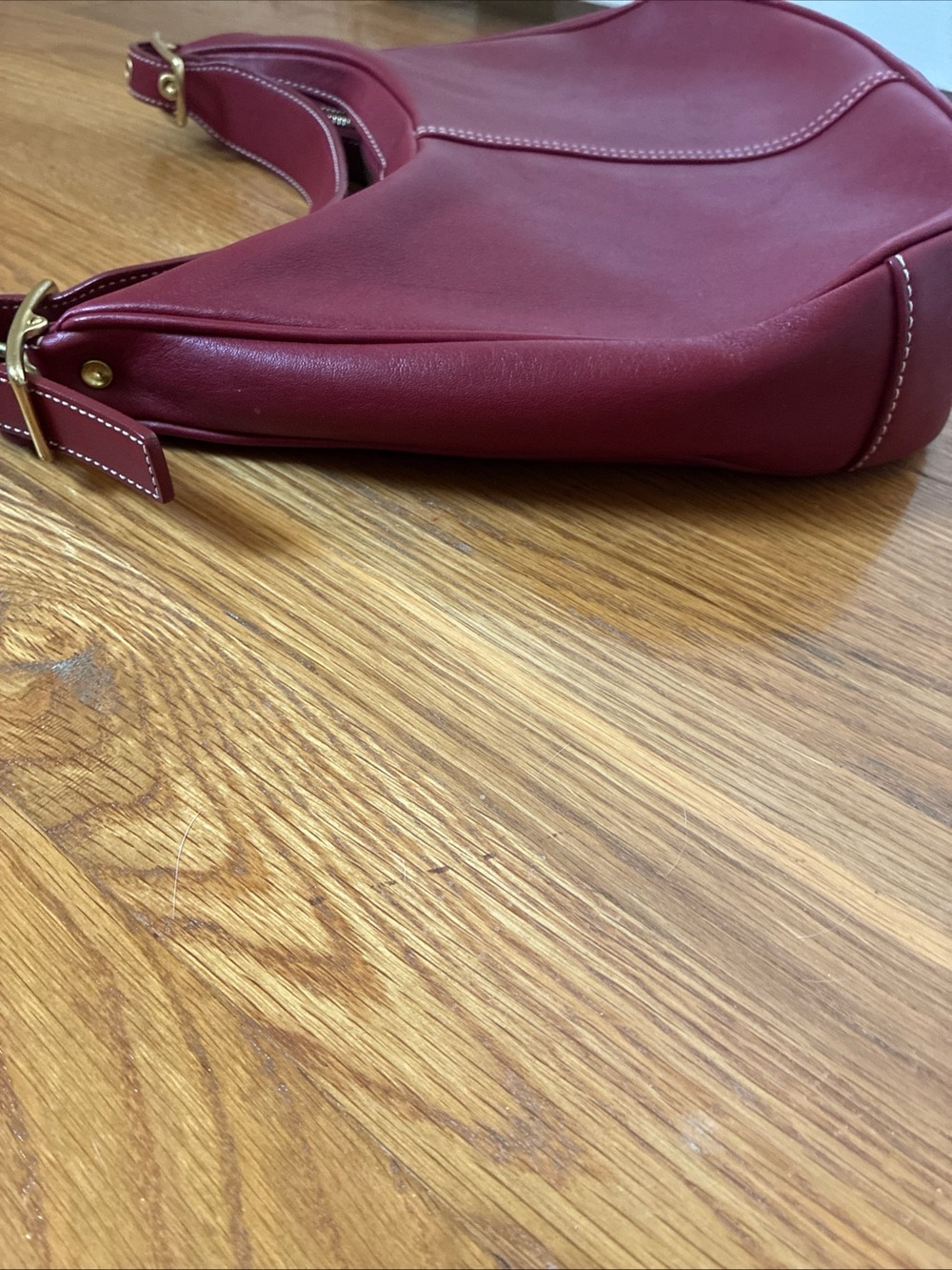 Coach vintage Legacy West Zoe J23 -9342 shoulder bag leather red - Picture 5 of 9